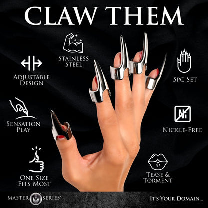 Clawed 5pc Sensation Play Rings