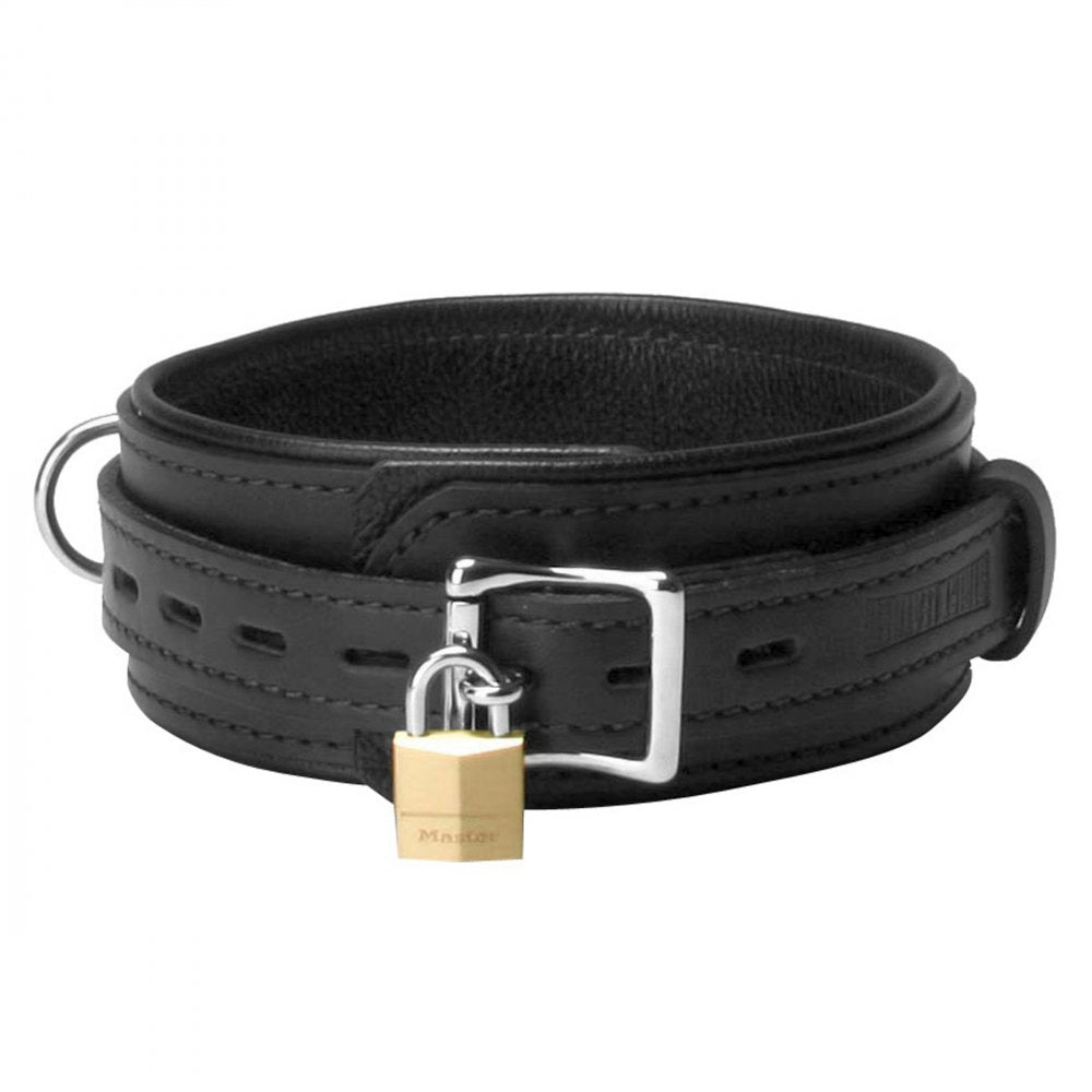 Premium Leather Locking Bondage Kit