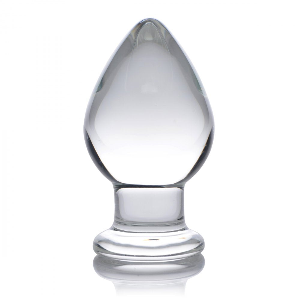 Wide Glass Butt Plug