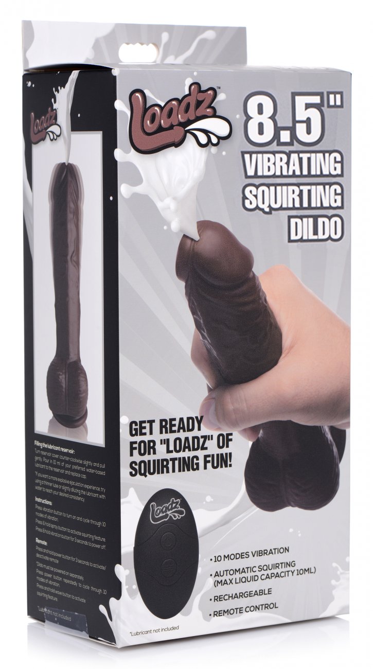 8.5 Inch Vibrating Squirting Dildo with Remote Control