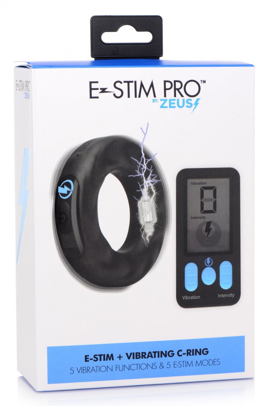 E-Stim Pro Silicone Vibrating Cock Ring