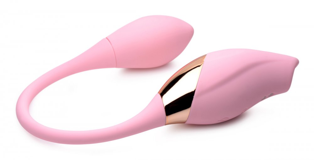 Shegasm Tandem Plus Silicone Suction Clitoral Stimulator and Egg