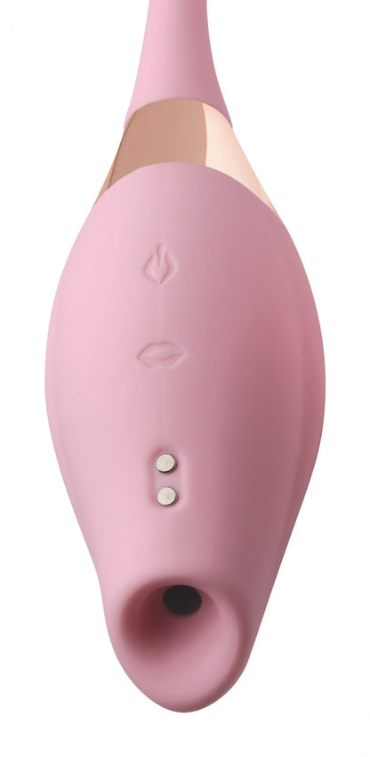 Shegasm Tandem Plus Silicone Suction Clitoral Stimulator and Egg