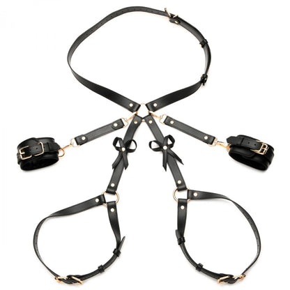 Bondage Thigh Harness with Bows - Medium/Large (M/L)