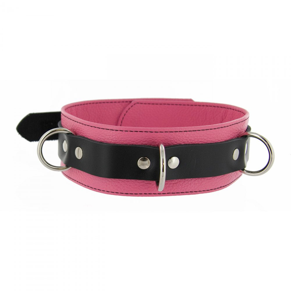 Deluxe Leather Locking Collar