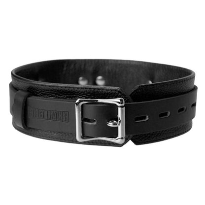 Deluxe Leather Locking Collar