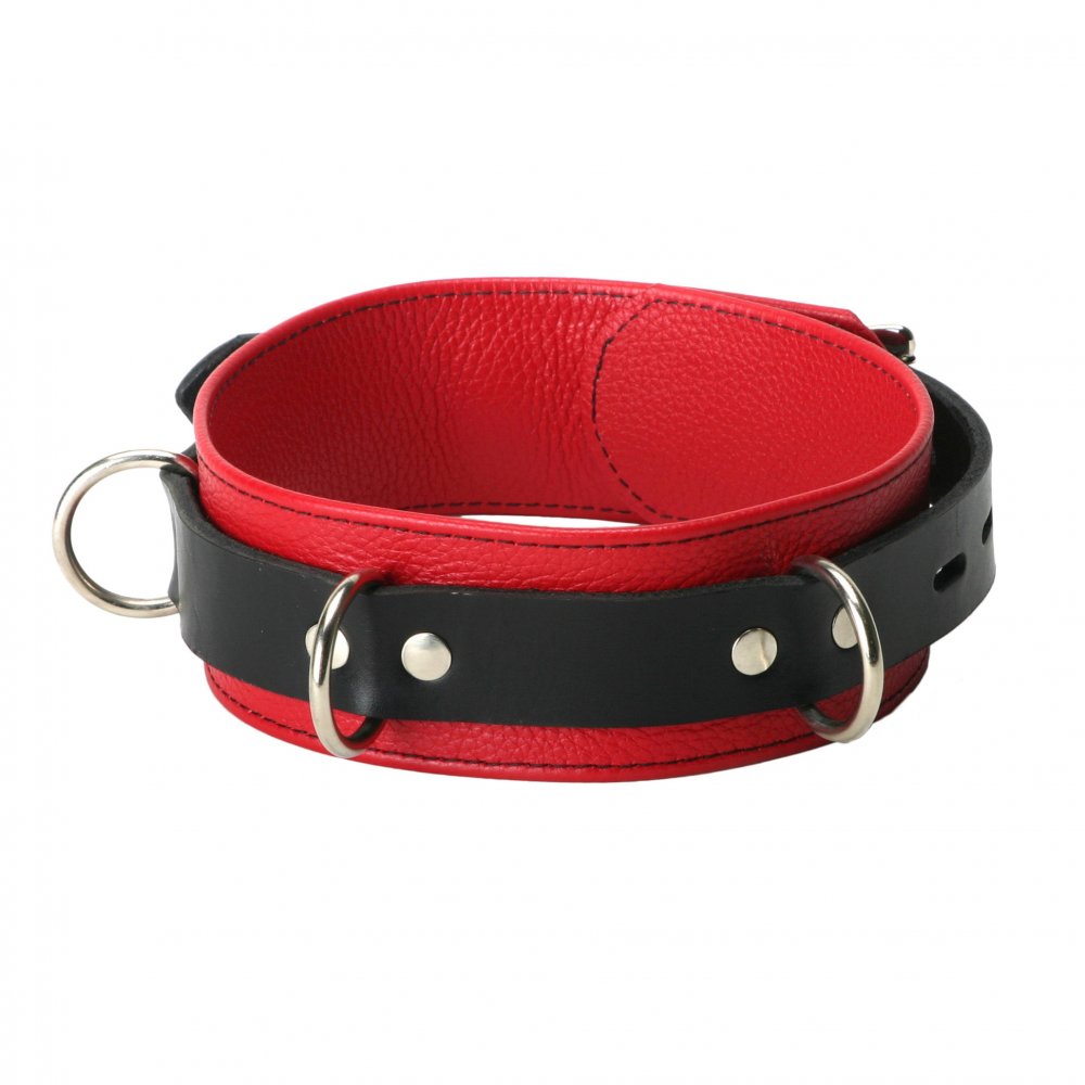 Deluxe Leather Locking Collar