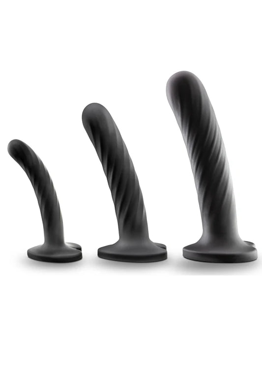 Silicone Suction Cup Dildos - Set Of 3