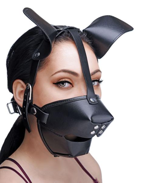 Puppy Play Hood with Breathable Ball Gag